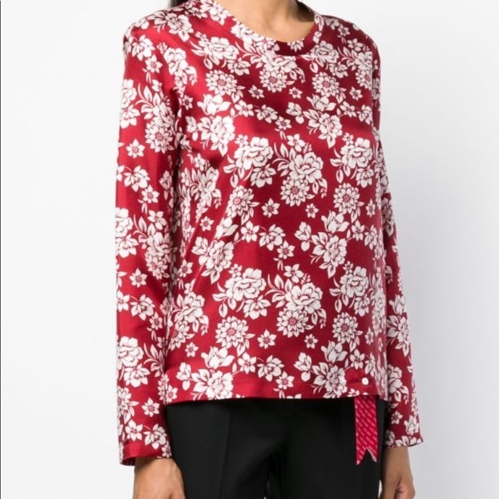 The GiGi Silk Blouse Italian Designer Size Small